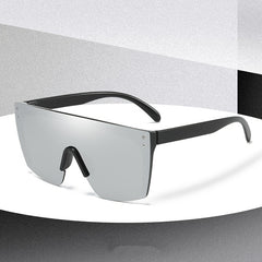 One Piece Large Frame Sunglasses Men Women Nose Support Outdoor Sports FDA