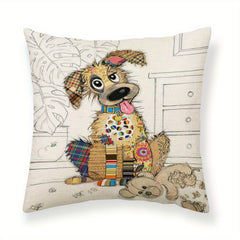Animal Pattern Cushion Cover for Home Decor