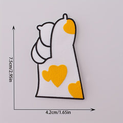 3pcs DIY Dog Paw Iron On Patches Sew On Embroidered Applique For Kids