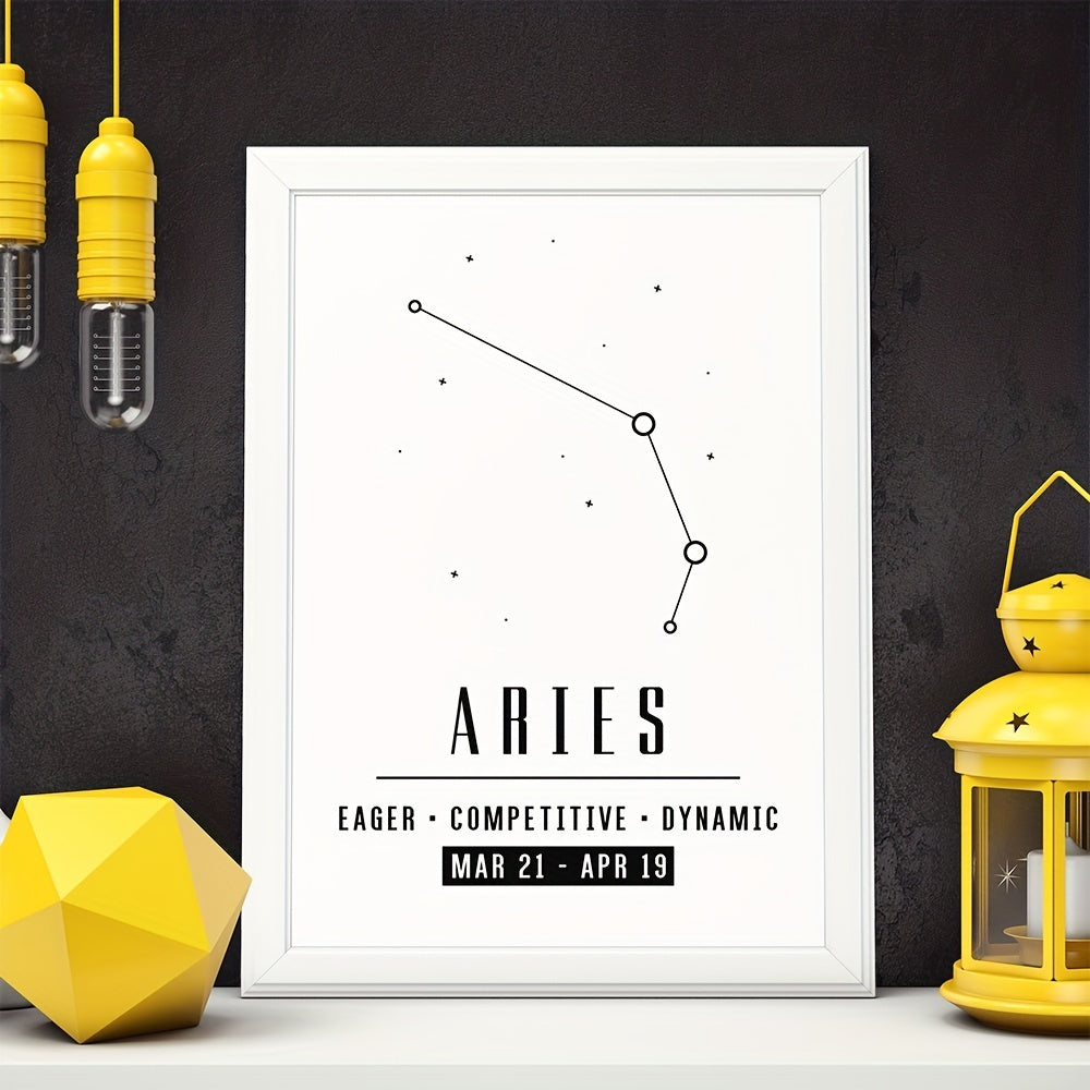 Zodiac Wall Art Minimalistic Posters Home Decor Gift