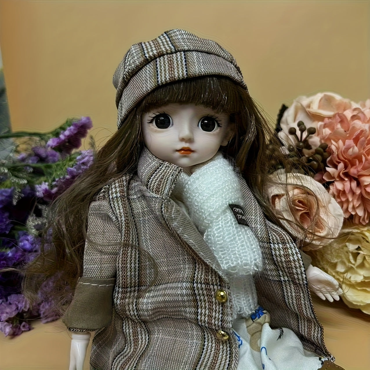 Anime Style Doll Mixed Colors Poseable Figure Collectible Display Collection