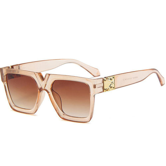 Vintage Oversized Rectangle Sunglasses for Women