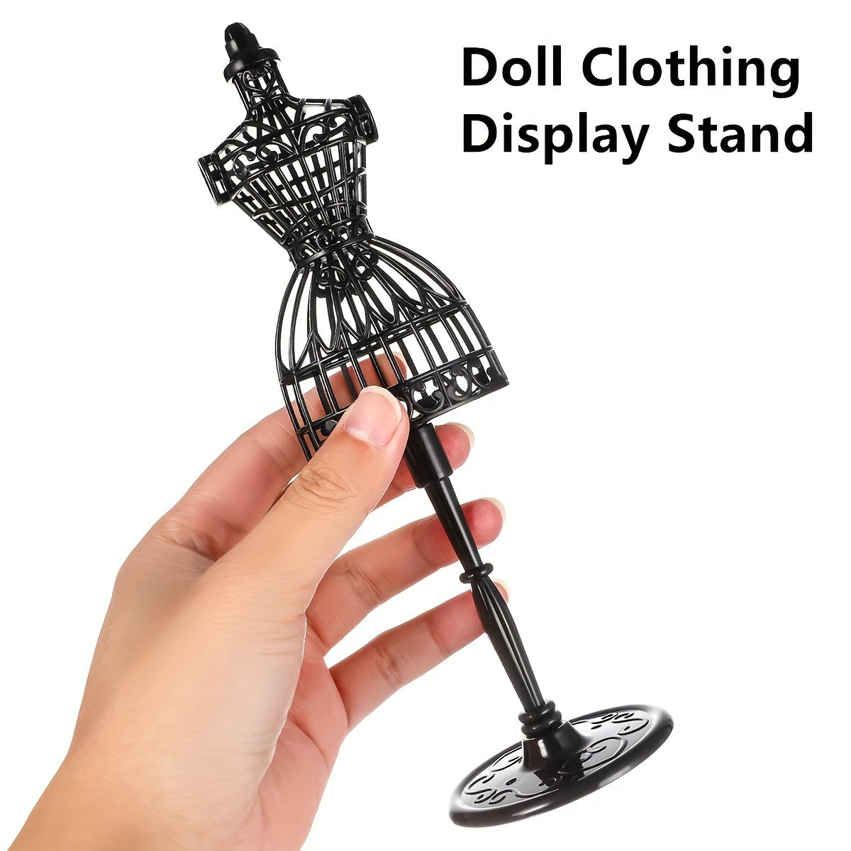 5pcs Mini Dollhouse Display Stands Set Plastic Craft Supplies