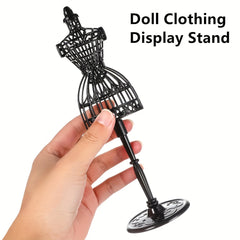 5pcs Mini Dollhouse Display Stands Set Plastic Craft Supplies
