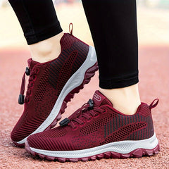 Women's Soft Sole Comfort Walking Shoes Non slip Mesh Casual Sneakers for Gym