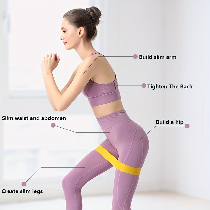 Yoga Resistance Bands Fitness Stretching Ropes - 5LB to 40LB - Strength Training