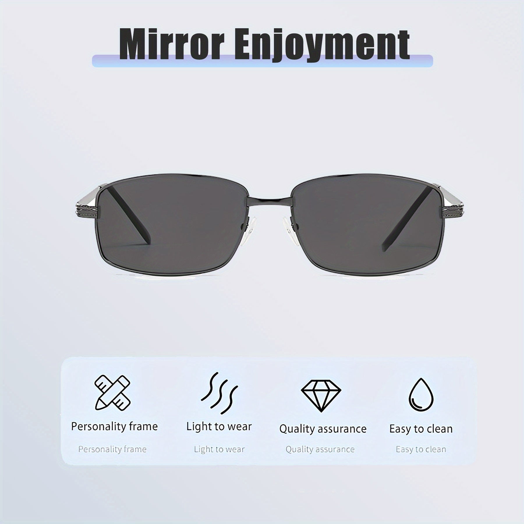 Men's Gradient Polarized Sunglasses UV Protection