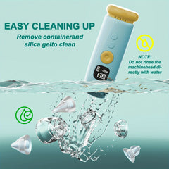 Travel-friendly Electric Nose Hair Trimmer & Snot Sucker with Melodies & Light