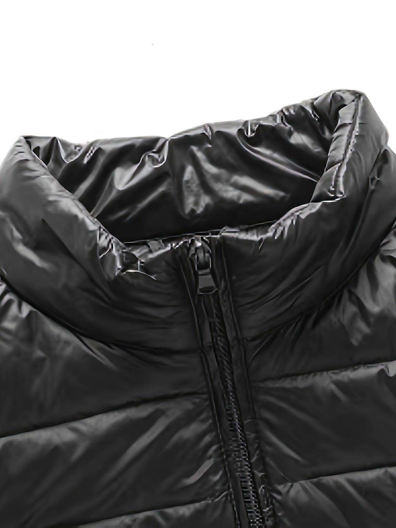 Men's Lightweight Down Jacket with Stand Collar for Winter