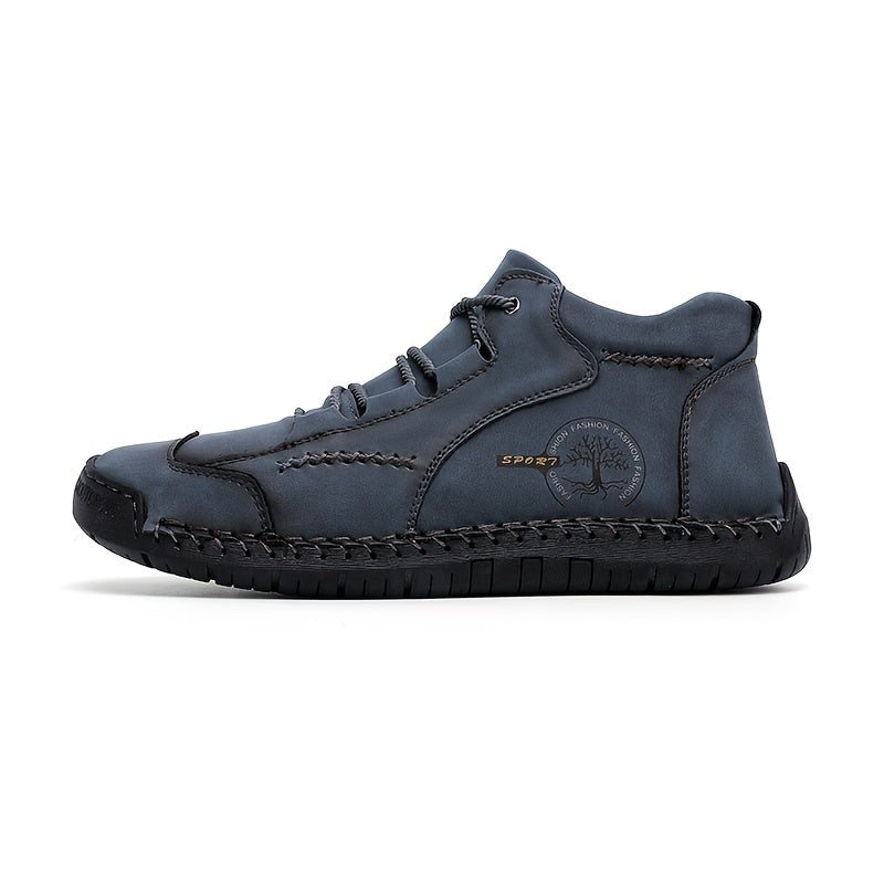 Men's Lace Up Ankle Boots for Work Office Outdoor