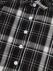Baby Boy Casual Set Plaid Shirt & Shorts