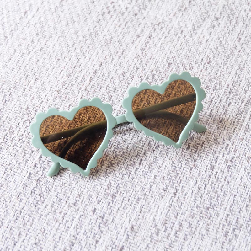Heart-Shaped Kids Sunglasses, Outdoor Sun Protection