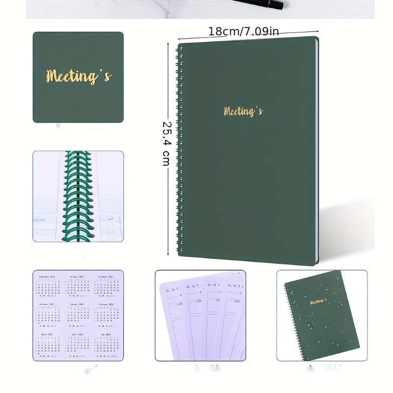 B5 Soft Copy Book Coil Meeting Record 120 Pages