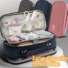 Large Capacity Pencil Pen Case Bag for Students