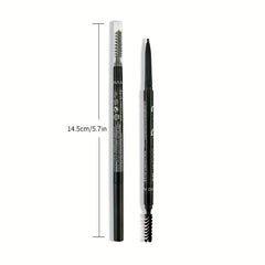Auto Rotating Eyebrow Pen Double Head Ultra Slim Pencil w/ Brush 4 Colors