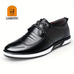 Men's Breathable Leather Dress Shoes For Office