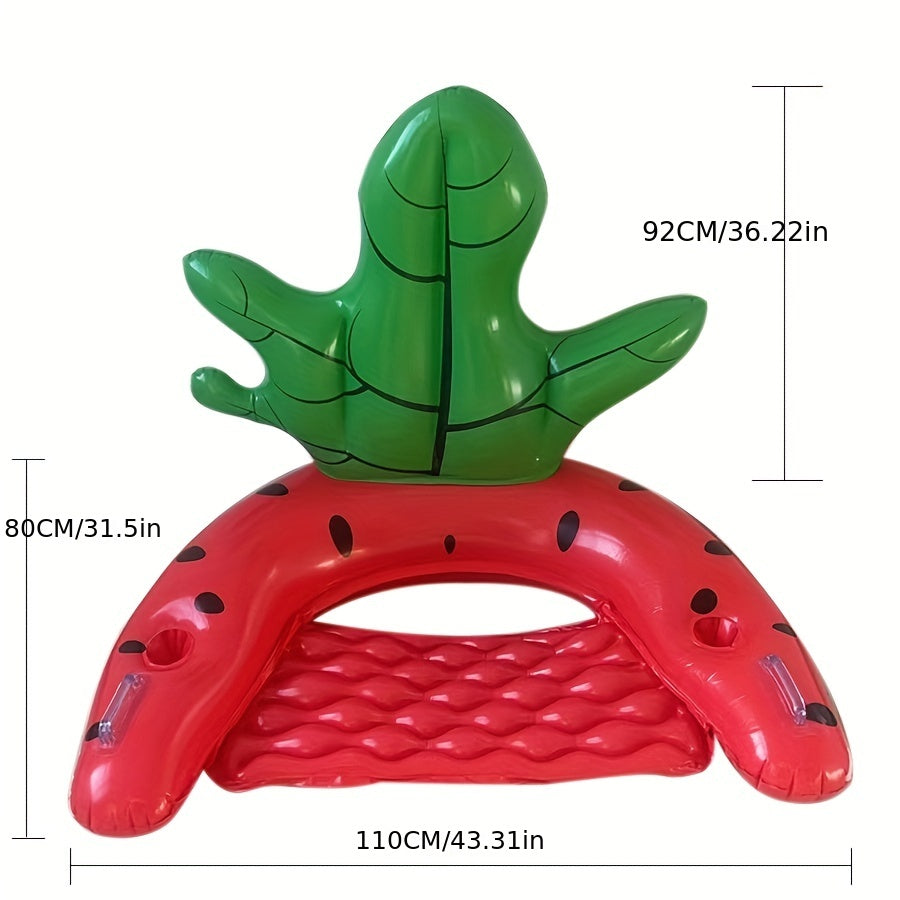 Large Inflatable Recliner Swim Ring Pool Floating Bed for Beach Party