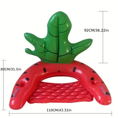 Large Inflatable Recliner Swim Ring Pool Floating Bed for Beach Party