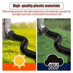 2pcs Telescopic Downspout Extenders 17-149 cm
