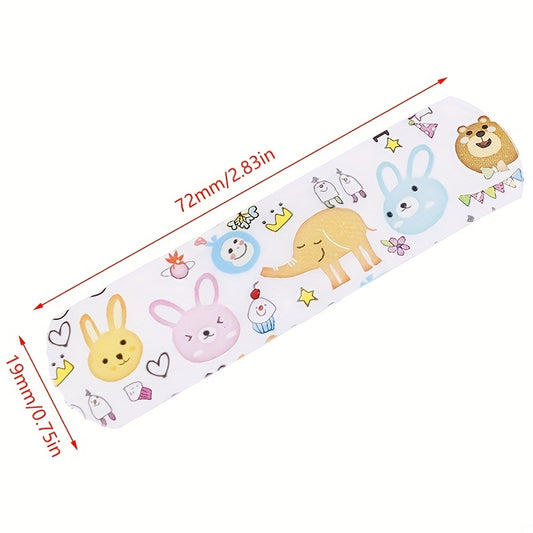 120PCS Transparent PE Cartoon Bandages Stickers