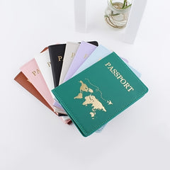 Leather Passport Holder ID Card Holder Wedding Gift Multiple Colors