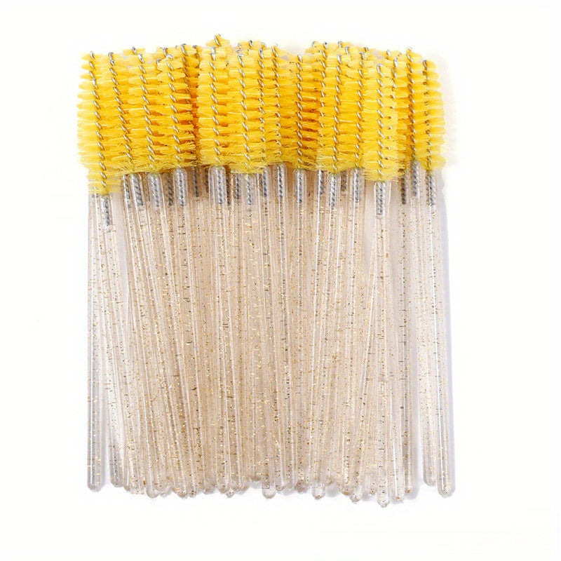 30pcs Crystal Mascara Wands Eyelash Extensions Makeup Applicators
