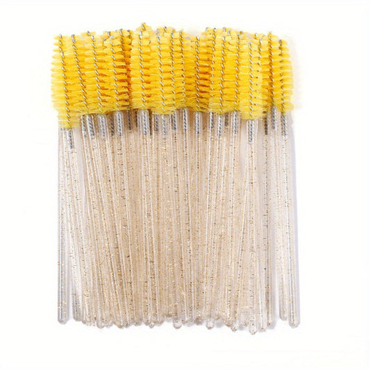 30pcs Crystal Mascara Wands Eyelash Extensions Makeup Applicators