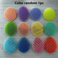 3D Printed Transformable Carrot & Worm Elastic Mesh Toy