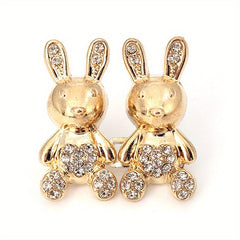 Metal Rabbit Waist Buckle for Jeans Button DIY Clothing Accessory