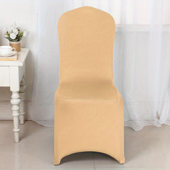 Milk Silk Dining Chair Covers for Banquets and Home Decor