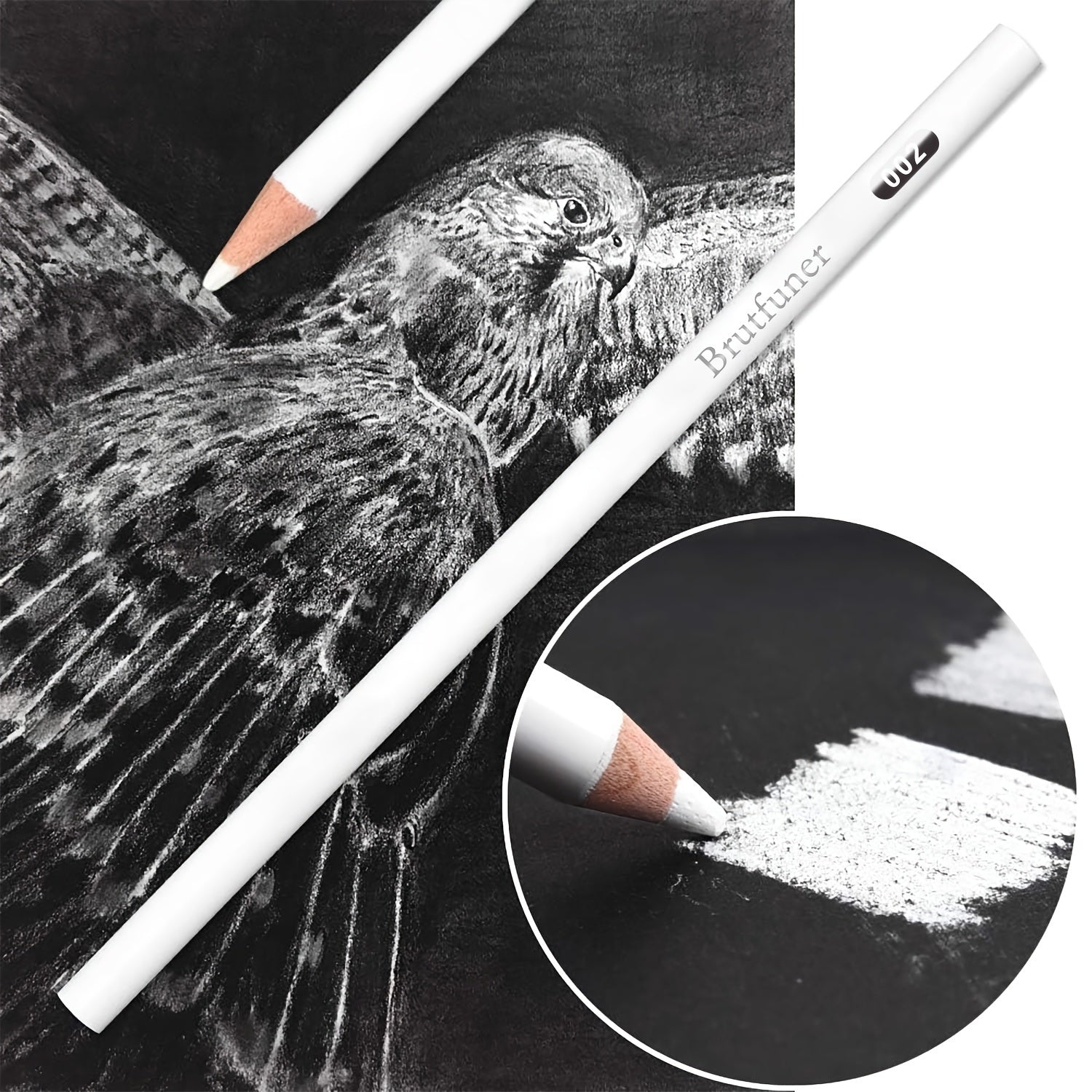 6pcs Sketch Charcoal Pencils for Artist Drawing Sketching Blending