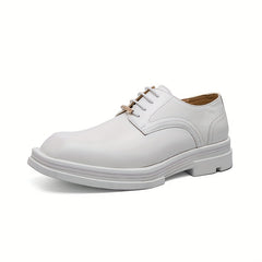 Women's Square Toe Lace Up Loafers Low Top Business Shoes