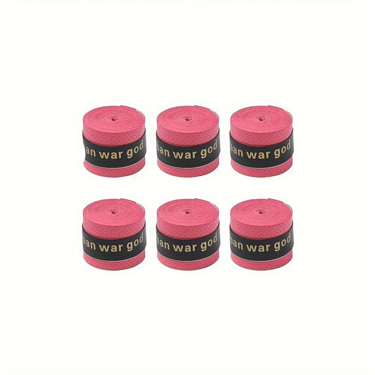 6pcs 1m Anti-slip Tennis Badminton Grip Tape for Sports