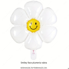 10pcs Daisy Aluminum Balloon Baby Birthday Photo Props