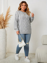  Casual Sweater Women's One Shoulder Long Sleeve Knitted Jumper