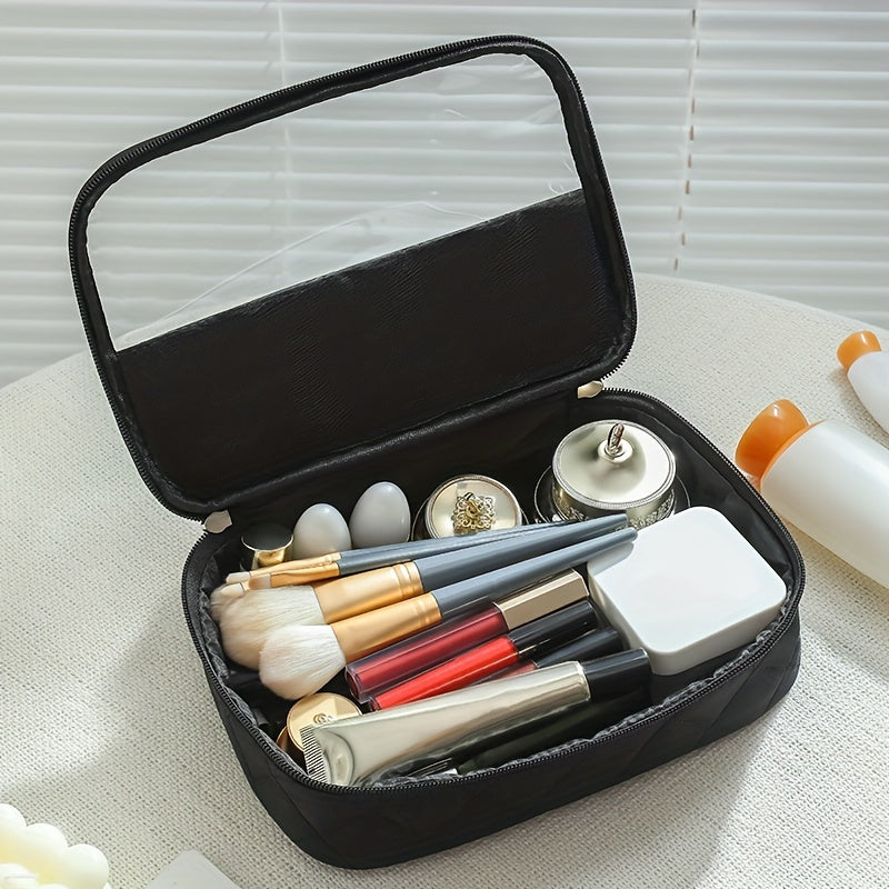 Clear Waterproof PVC Toiletry Bag Large Capacity Travel Organizer