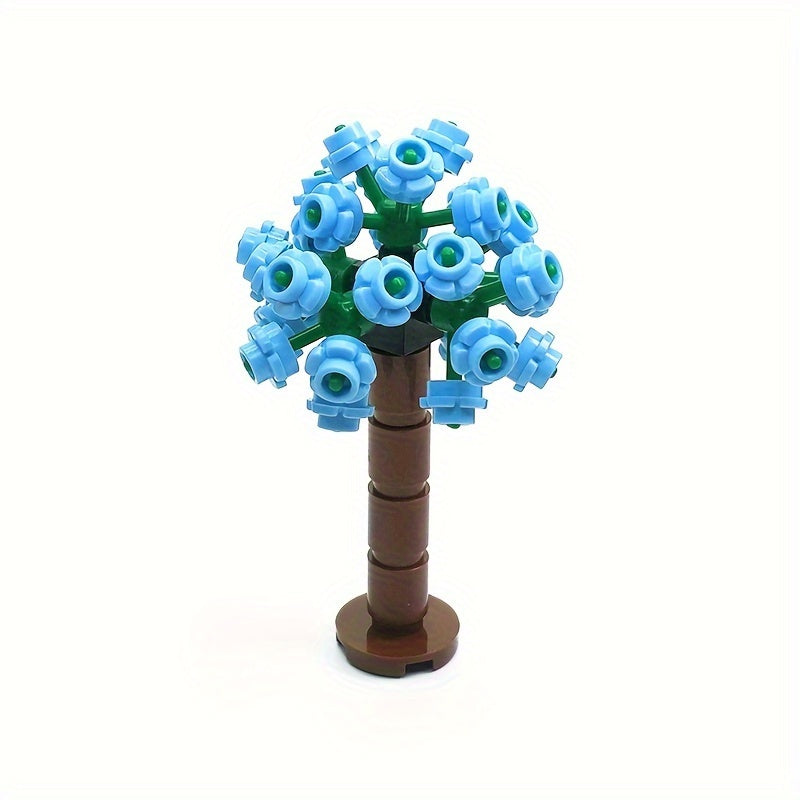 Embroidered Building Block Scenery Flower Ball Tree House Wedding Ornaments