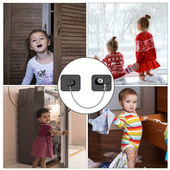 Child Safety Locks 2 Pack Multifunctional Window Drawer Refrigerator Lock
