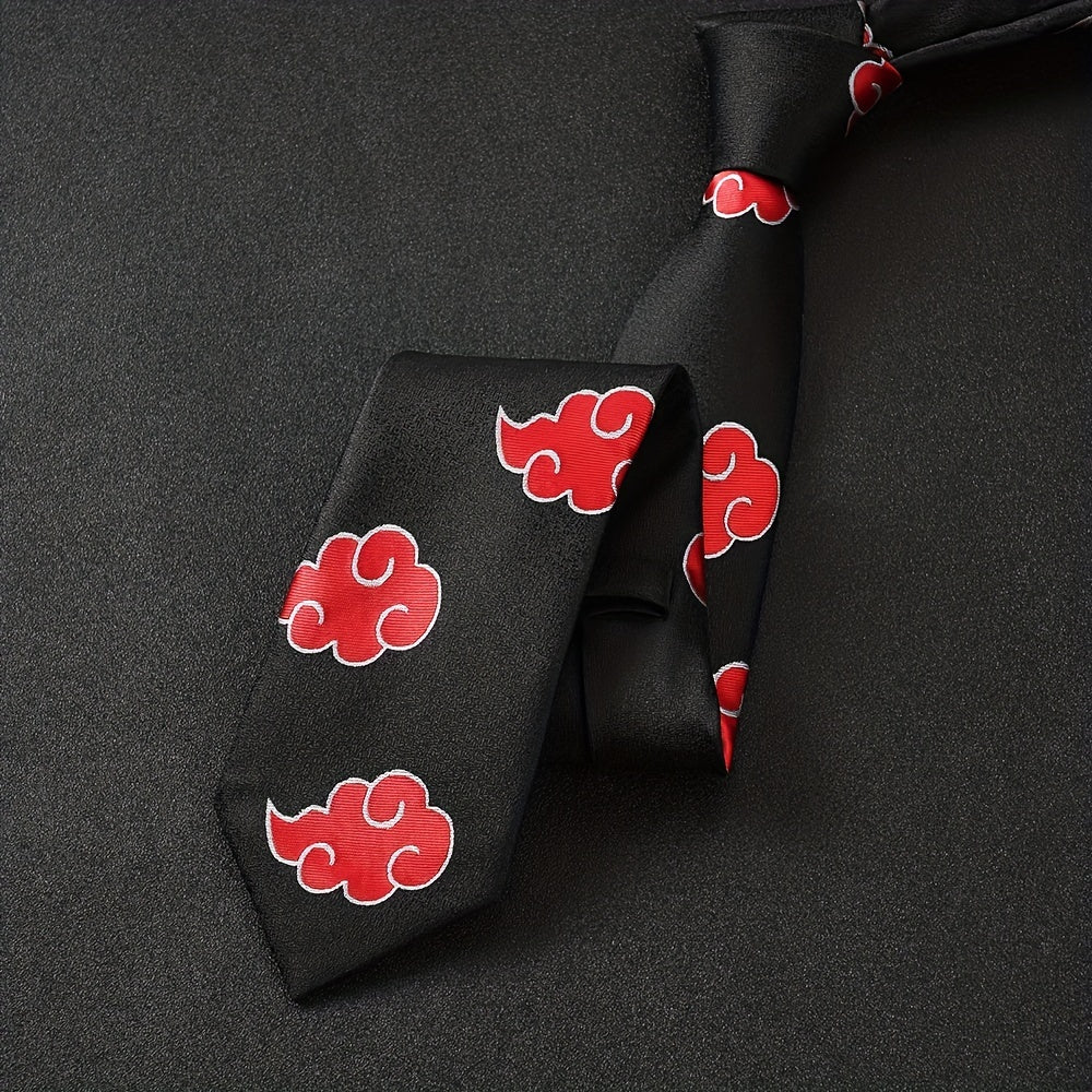 Anime Red Cloud Tie for Cosplay Parties