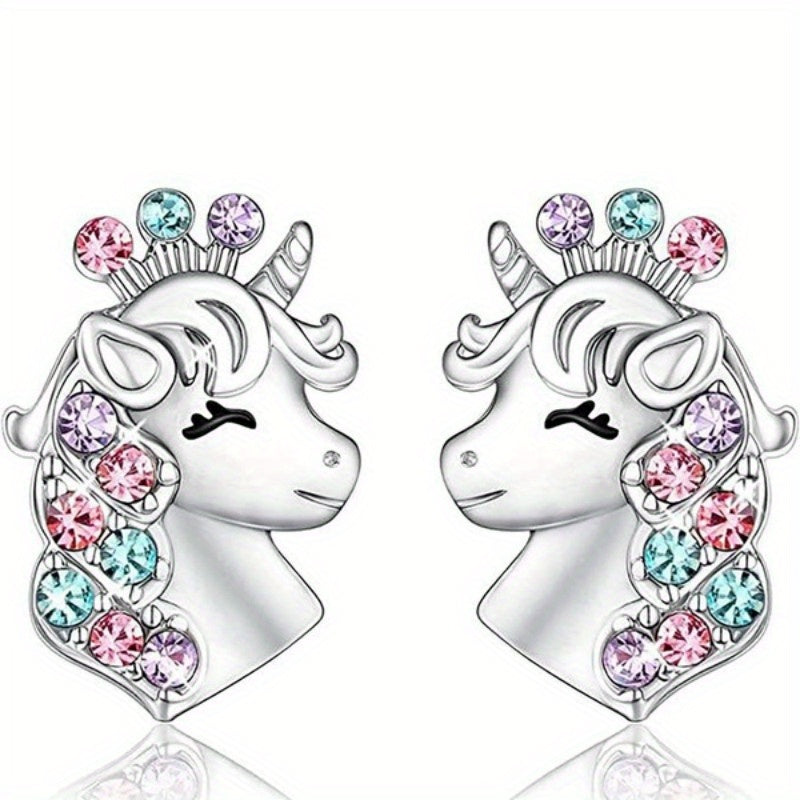 Unicorn Heart Pendant Set for Girls