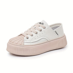 Women's Shell Head Flat Shoes Breathable Outdoor Sport Casual Board Shoes