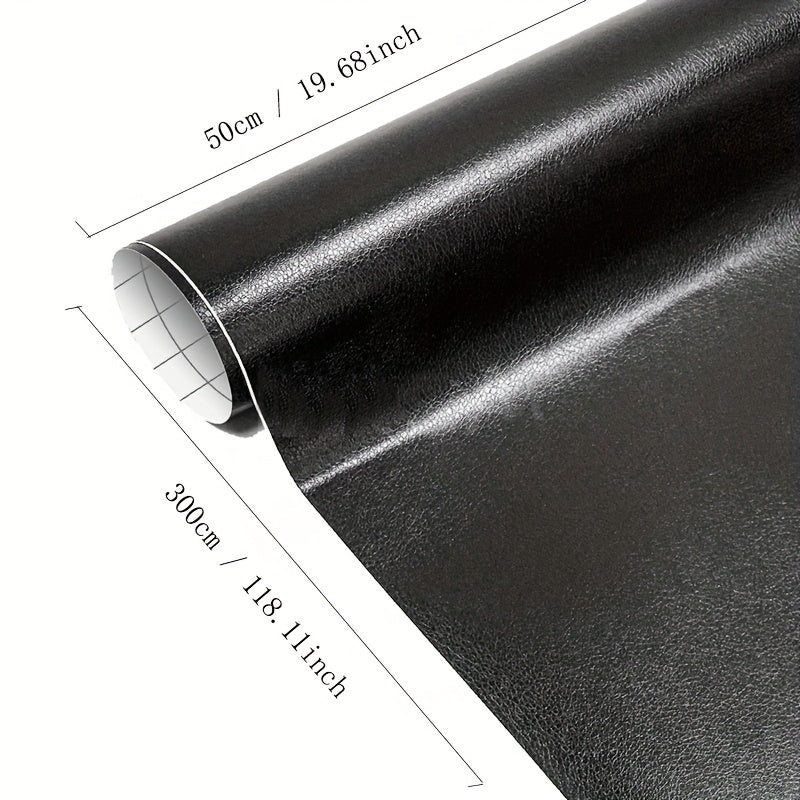 Leather Pattern PVC Adhesive Vinyl Film Stickers For Car Body