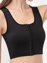 Zip Front Sports Bra Breathable Yoga Fitness Lingerie