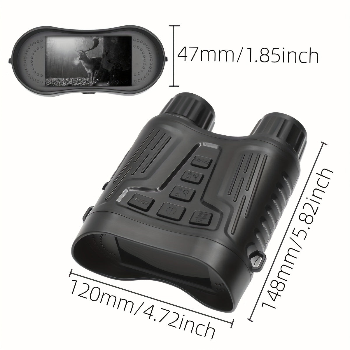 Night Vision Binoculars with 2600mAh Lithium Battery