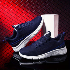 Women's Breathable Mesh Sneakers Low Top Lace Up Sport Running Walking Shoes