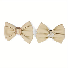 2pcs Bowknot Shoe Clips for Wedding High Heels - Gift for Women
