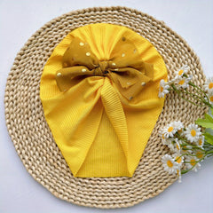 Baby Spring Summer Thin Headband Soft Bow Hat for Infants and Newborns