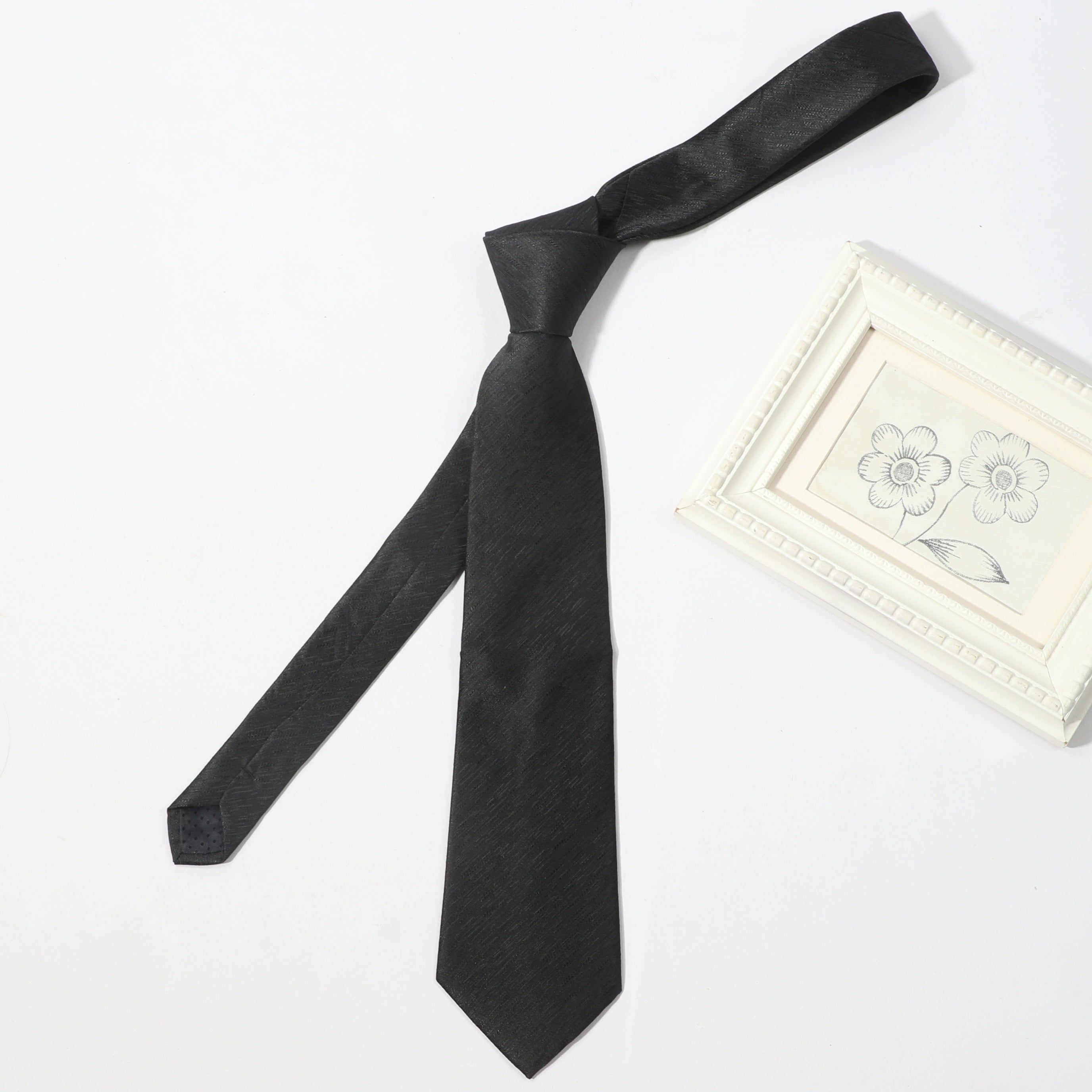 Men's Short Striped Business Tie
