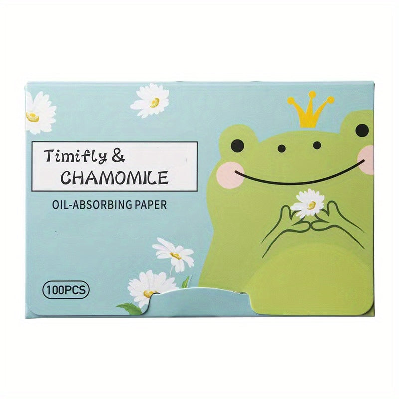 100 Pack Facial Blotting Papers Portable Matte Facial Wipes