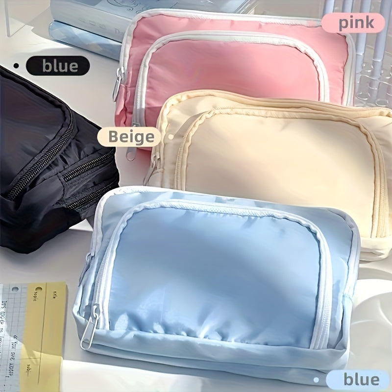 Large Capacity Spacious Pencil Case with Front Window Display